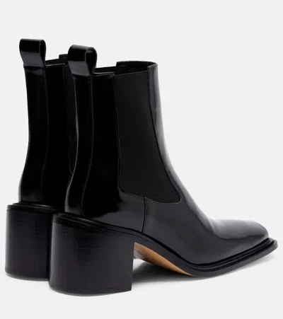 Souliers Martinez Dallas 60 Leather Chelsea Boots In Black