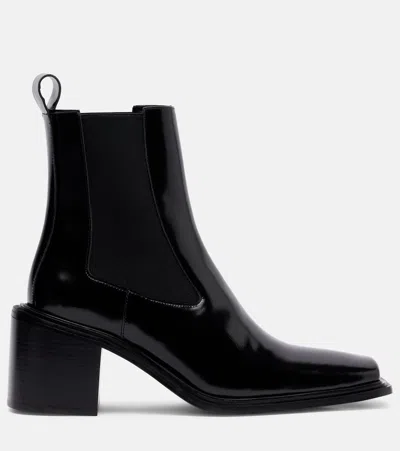 Souliers Martinez Dallas 60 Leather Chelsea Boots In Black