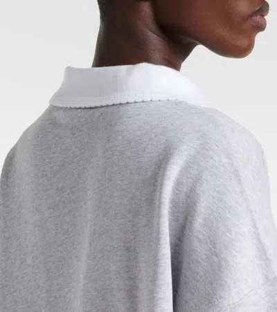 The Upside Pascal Logo Cotton Sweatshirt In Gray