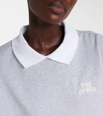 The Upside Pascal Logo Cotton Sweatshirt In Gray