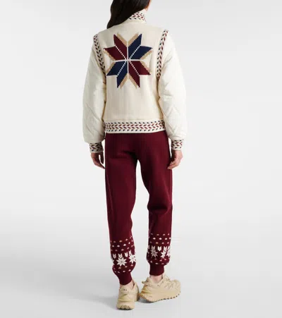 The Upside Dhemi Knitted Cotton Jacket In White