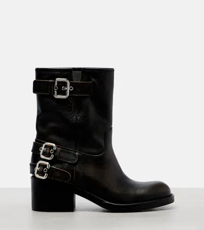 Chloé Dakota Ankle Boots In Black