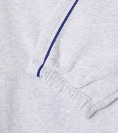 Mini Rodini Cotton Jersey Sweatpants In White