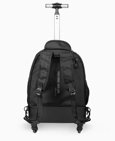 Kenneth Cole R-tech Wheeled Backpack In Black