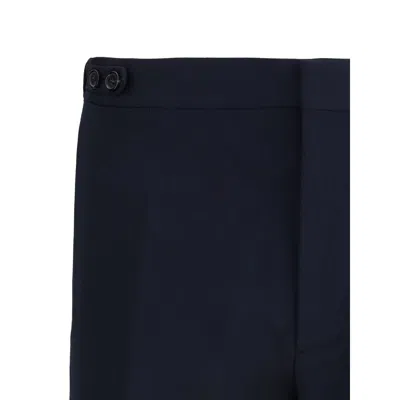 Dsquared2 Black Fleece Wool Two-piece Suit In Blue
