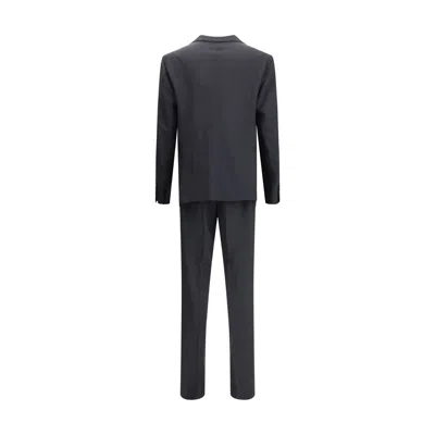 Dsquared2 Black Fleece Wool Two-piece Suit