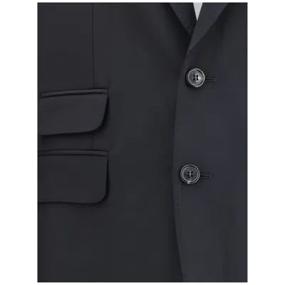 Dsquared2 Black Fleece Wool Two-piece Suit