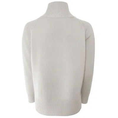 Emilio Romanelli Beige Cashmere Women Sweater In Gray