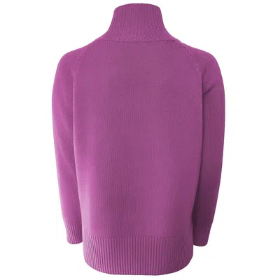 Emilio Romanelli Purple Cashmere Women Sweater In Purple