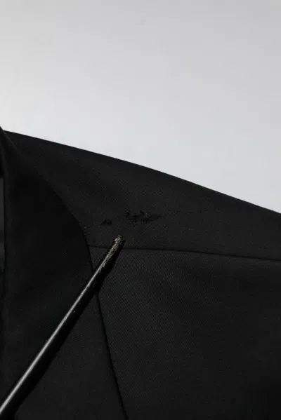 Pre-owned Emporio Armani Black Double Breasted Men Jacket Suit Men's Blazer ()