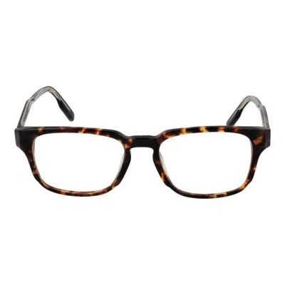 Ermenegildo Zegna Brown Men Glasses Frame In Brown