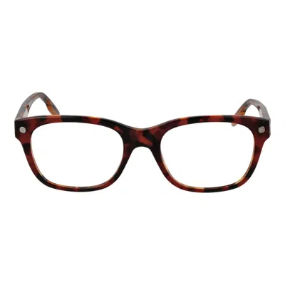Ermenegildo Zegna Red Men Glasses Frame In Brown
