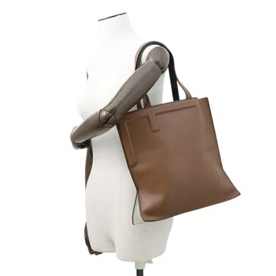 Pre-owned Fendi Black Brown Leather Tote Bag () In Multi