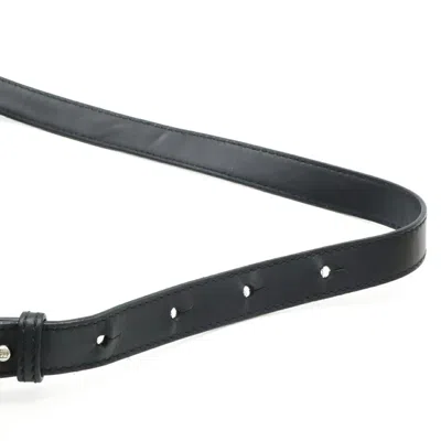 Pre-owned Fendi Black Leather Handbag Shoulder Bag ()