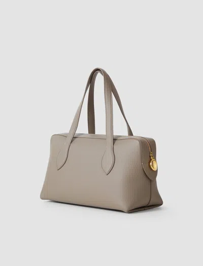 Joseph Loaf Leather Bag In Gray