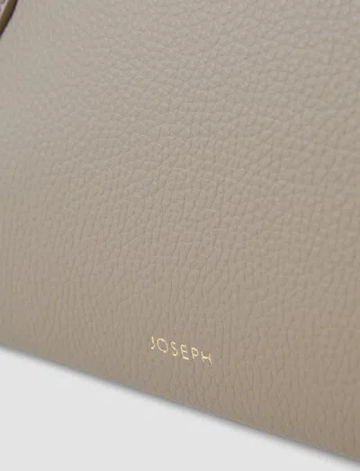 Joseph Loaf Leather Bag In Gray