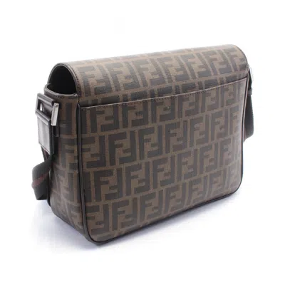 Pre-owned Fendi Brown Pvc Leather Shoulder Bag ()