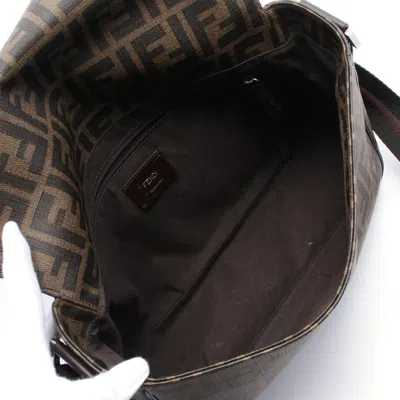 Pre-owned Fendi Brown Pvc Leather Shoulder Bag ()