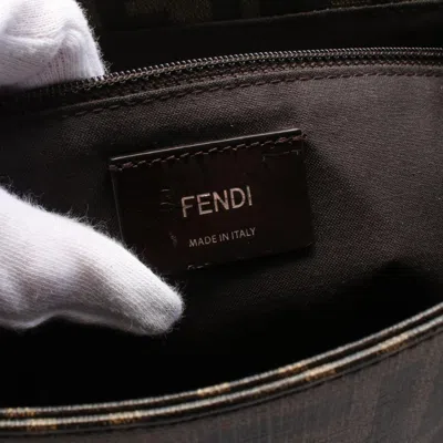 Pre-owned Fendi Brown Pvc Leather Shoulder Bag ()