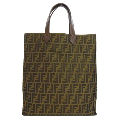 Pre-owned Fendi Brown Zucca Tote Bag ()