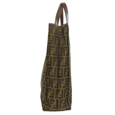 Pre-owned Fendi Brown Zucca Tote Bag ()