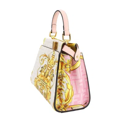 Pre-owned Fendi Multi-color Pink Leather Handbag Shoulder Bag ()
