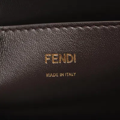 Pre-owned Fendi Red Color Leather Shoulder Bag ()