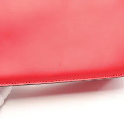 Pre-owned Fendi Red Color Leather Shoulder Bag ()