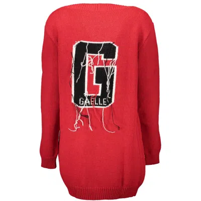 Gaelle Paris Wool Women's Sweater In Red
