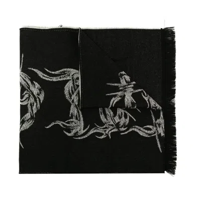 Givenchy Wool Scarf Women In Black