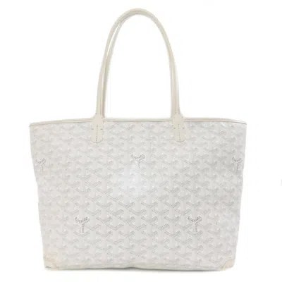 Pre-owned Goyard White Coated Canvas Tote Bag ()
