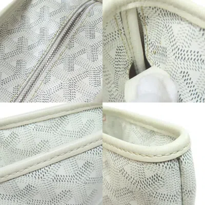 Pre-owned Goyard White Coated Canvas Tote Bag ()