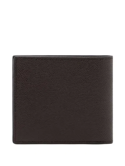 Bally Grained Bifold Wallet In Brown