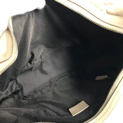 Pre-owned Gucci Beige Gg Canvas Shoulder Bag () In Sand