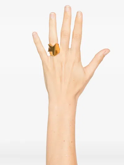 Golden Goose Star Ring Star In Gold