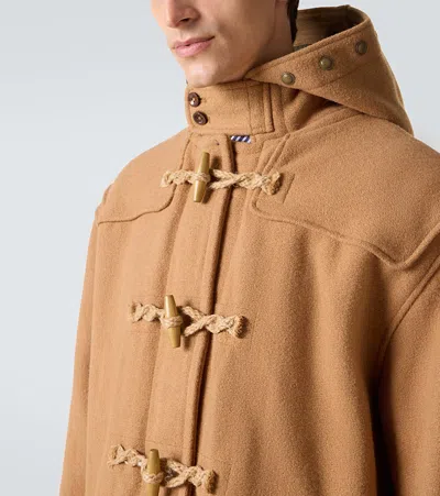 Polo Ralph Lauren Wool Twill Toggle Coat In Gold