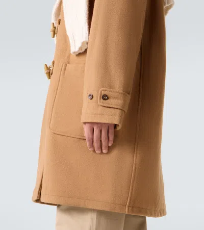 Polo Ralph Lauren Wool Twill Toggle Coat In Gold