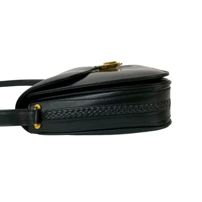 Pre-owned Gucci Black Leather Pochette Shoulder Bag ()