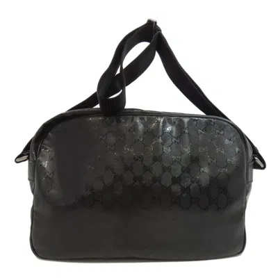 Pre-owned Gucci Black Pvc Shoulder Bag ()