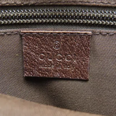 Pre-owned Gucci Brown Gg Canvas Shoulder Bag ()