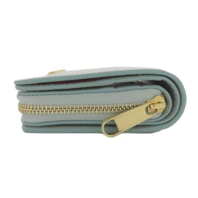 Pre-owned Gucci Light Blue Leather Wallet (bi-fold) ()