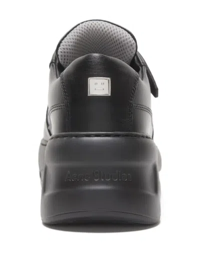 Acne Studios Steffey U Friend Platform Sneaker In Black