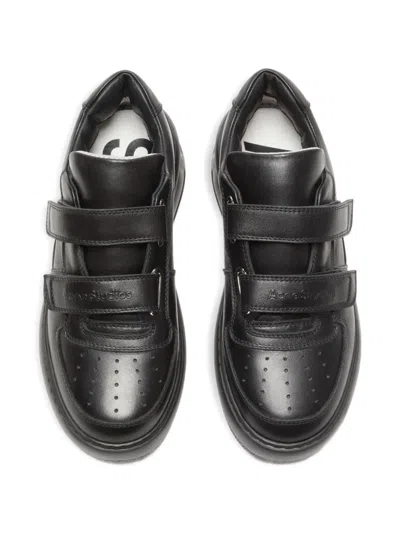Acne Studios Steffey U Friend Platform Sneaker In Black