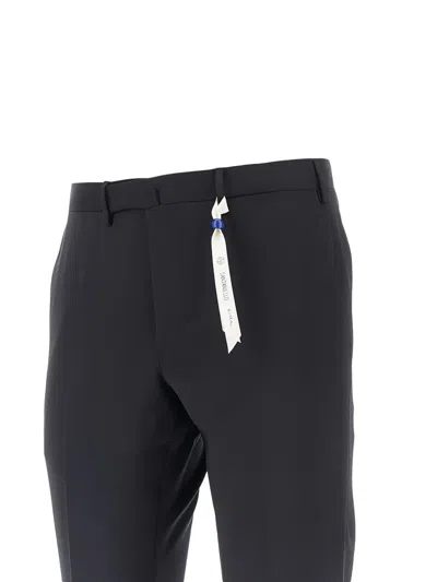 Santaniello Belt-loops Trousers In Blue