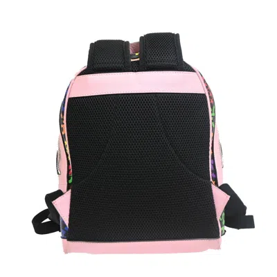 Pre-owned Gucci Zip Pocket Backpack Psychedelic Print Gg Coated Canvas Multicolour Leather Backpack Bag (pre-o