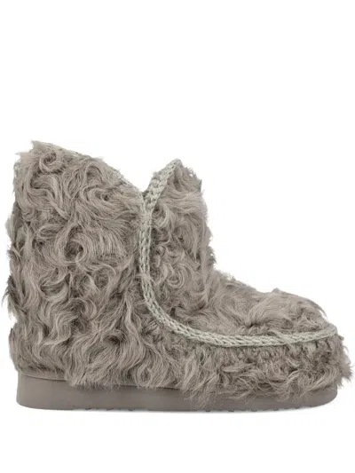 Mou Eskimo 24 Chekiang Fur Snow Boots In Gray