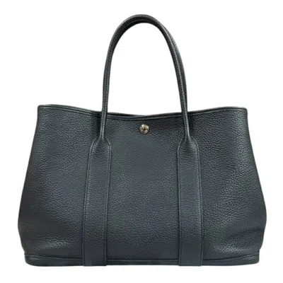 Pre-owned Hermes Black Negonda Leather Tote Bag ()