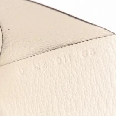 Pre-owned Hermes Multi-color White Swift Leather Coin Purse/coin Case ()