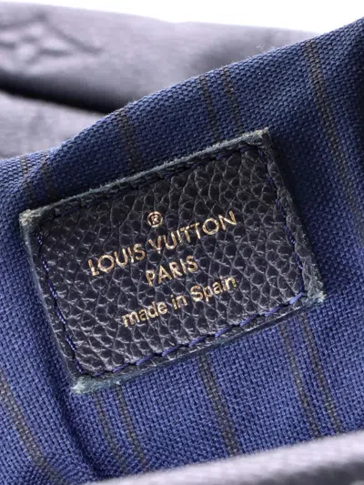 Pre-owned Louis Vuitton Artsy Handbag Monogram Empreinte Leather Mm Hobo Bag In Blue