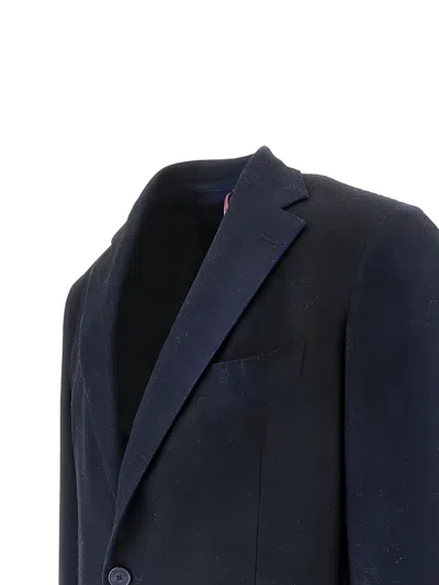Santaniello Two-button Blazer In Blue